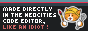 Made directly in the Neocities code editor. Like an idiot. button. Default Neocities cat logo