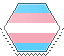 Honeycomb stamp. Transgender